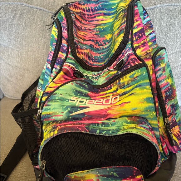 Speedo Colorful Splash Backpack - Picture 1 of 6